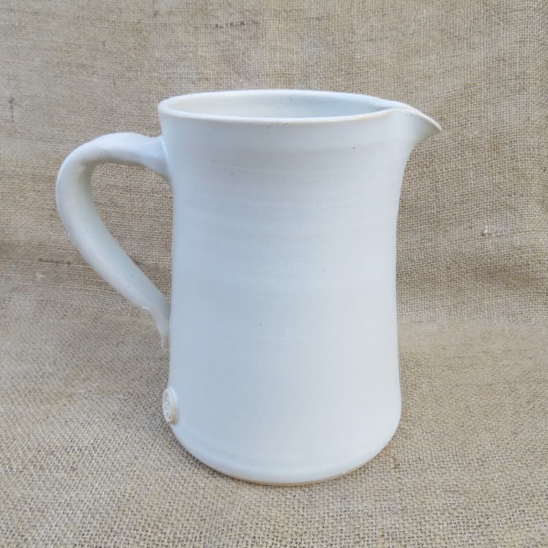 keramický džbán rovný smetanový - 1,5 l