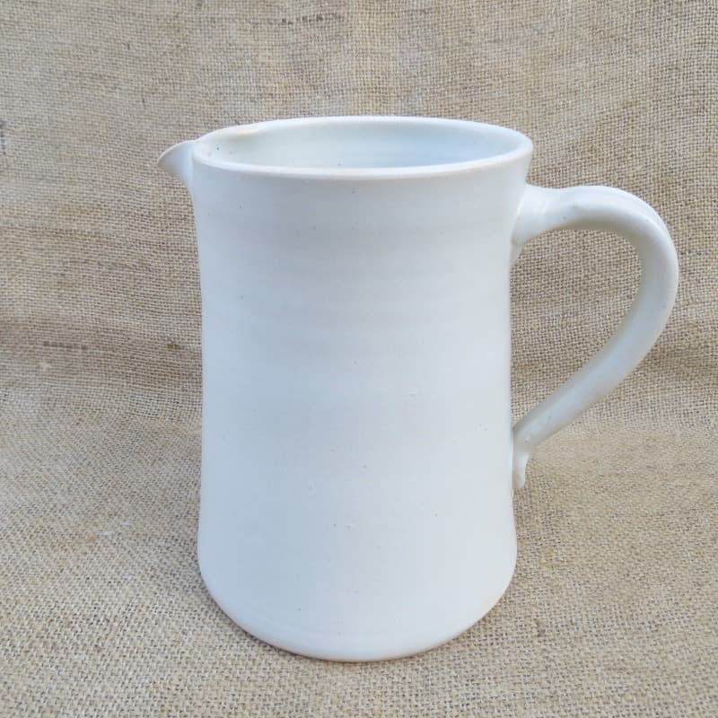 keramický džbán rovný smetanový - 1,5 l
