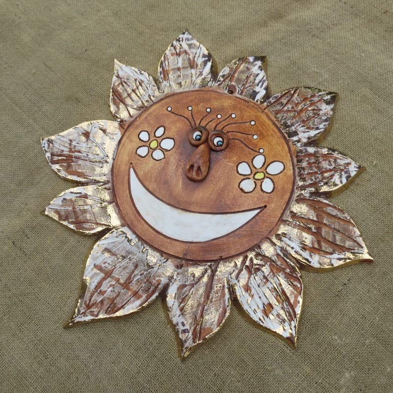 keramické slunce velké 2 (průměr 45 cm)