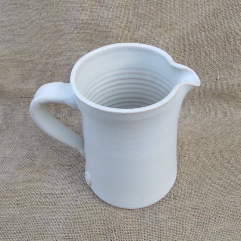 keramický džbán rovný smetanový - 1,5 l