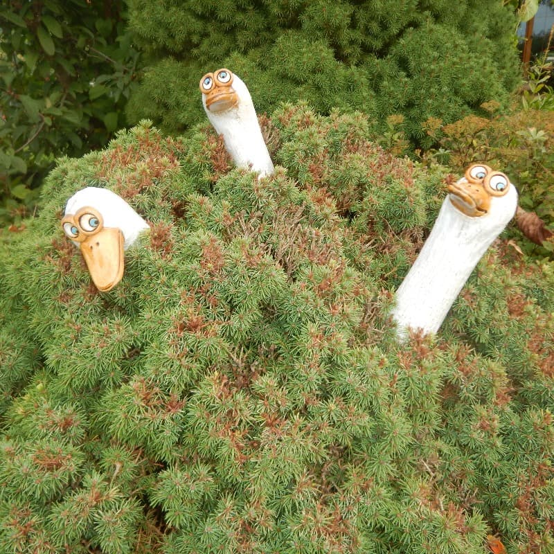 keramický husí krk